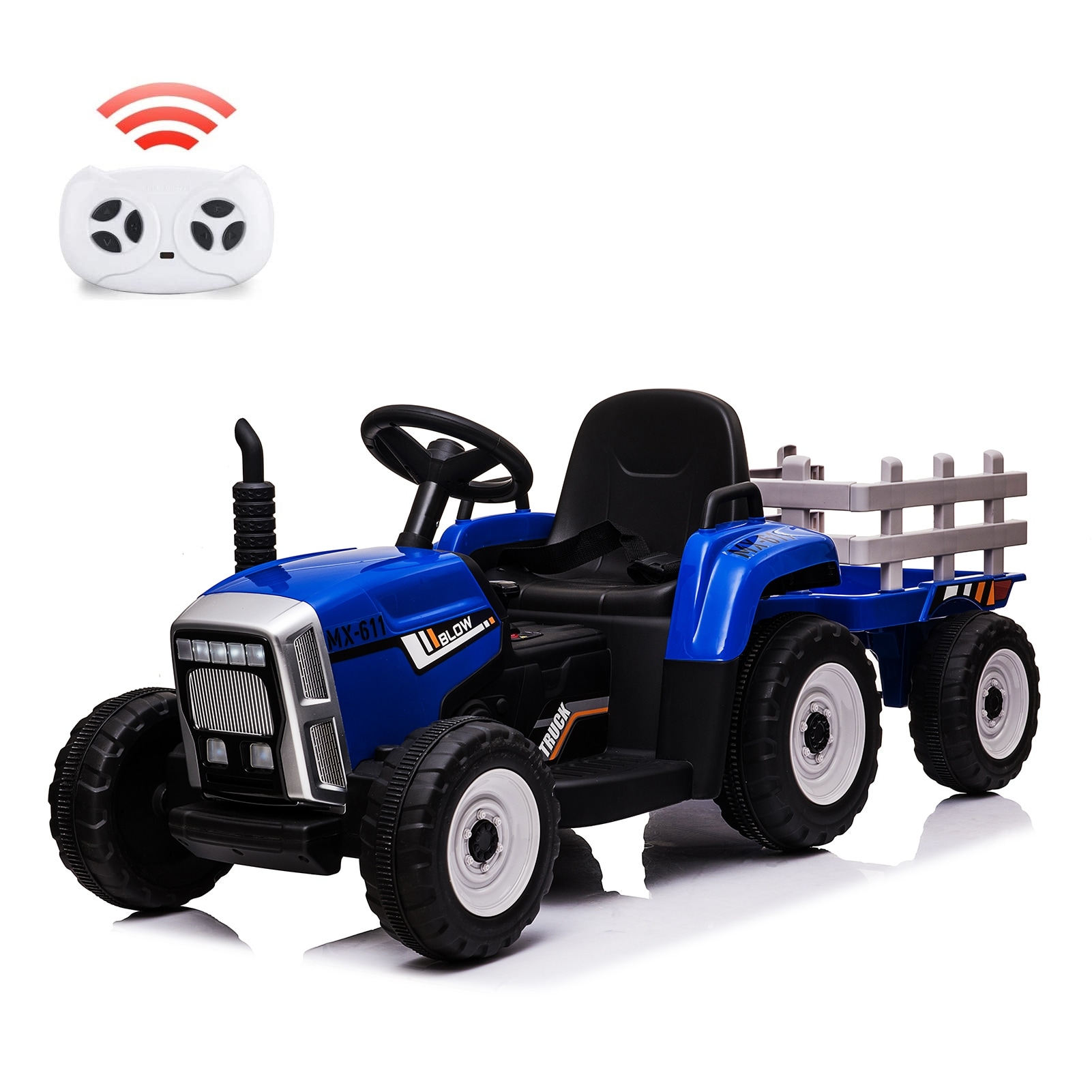 Toy electric tractor top